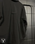 شومیز مشکی پارچه پری پشت پل 148 - Image 4